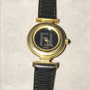 👑Vintage FENDI Gold Plated Watch 👑